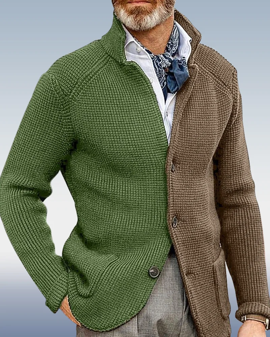 Cardigan homme moderne à manches longues et coupe élégante