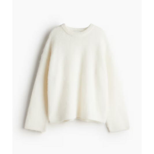 Pull Ample en Mohair: Style Chic pour un Confort Optimal